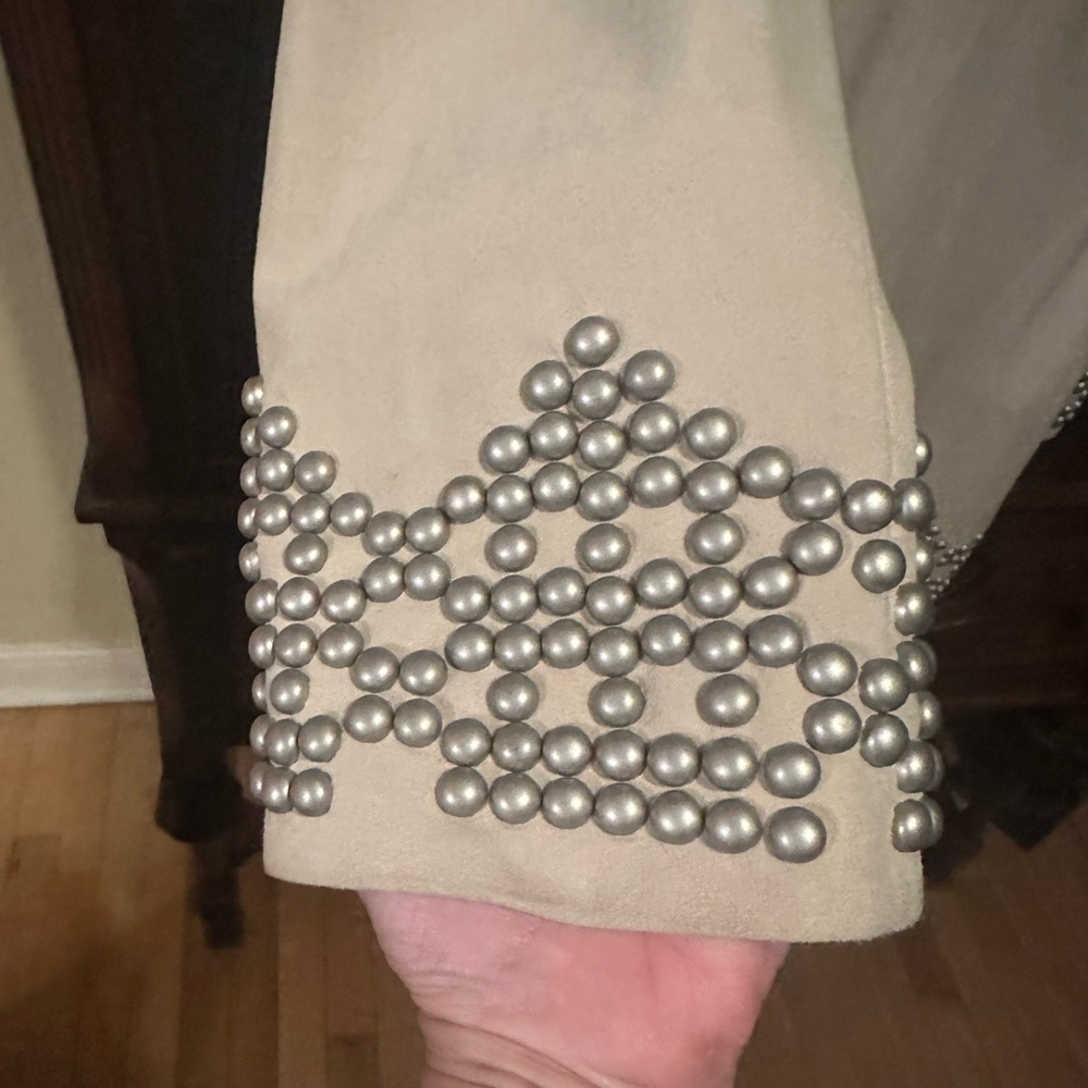 Tory Burch Suede Studded Dress - Picture 3 of 6